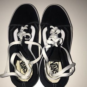 Black Old Skool Vans Shoes